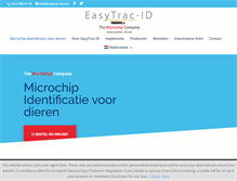 Tablet Screenshot of easytrac-id.com